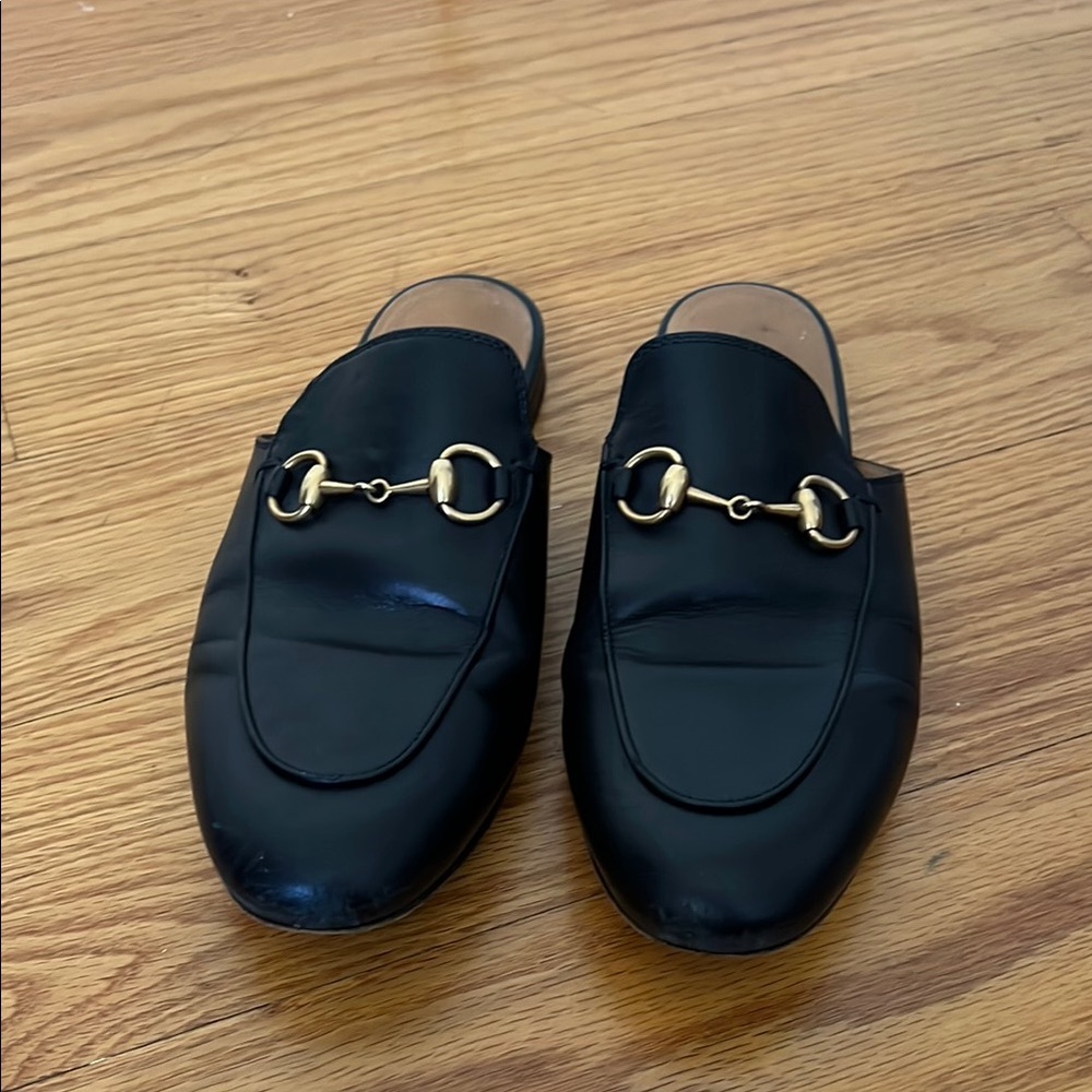 Gucci Princeton Mules - Black - Sz 35.5 (5.5) - Picture 2 of 7